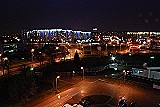 1197 Nočný výhľad z hotelovej izby.