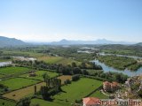  pohľad na krajinu z pevnosti Rozafa (nad mestom Skadar)